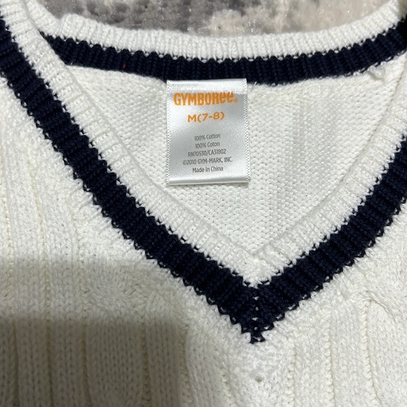 Gymboree Boys White M (7-8) Vest Retails: $29 Brand New Make and offer… - Picture 2 of 4